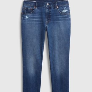 Mid Rise Girlfriend Jeans